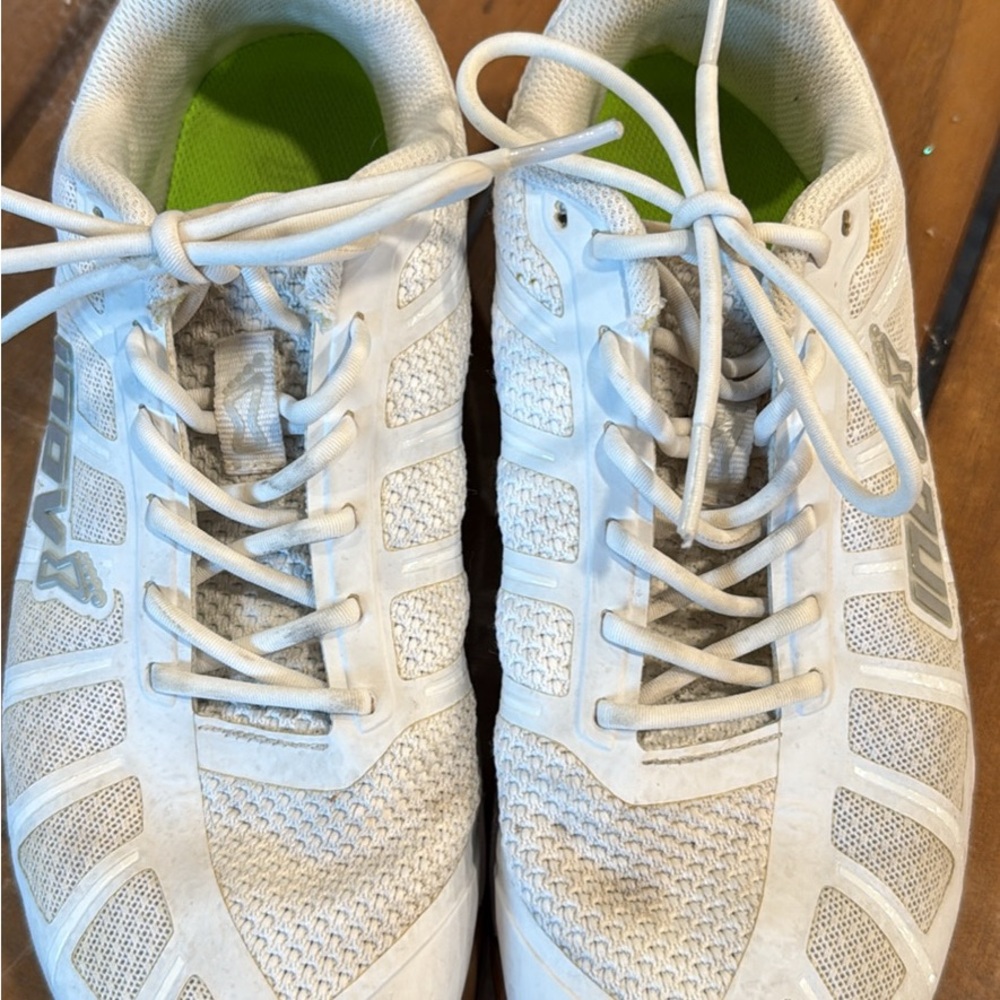 Inov-8 White F-LITE 235 V3 Athletic Shoes Lightweight Breathable Design